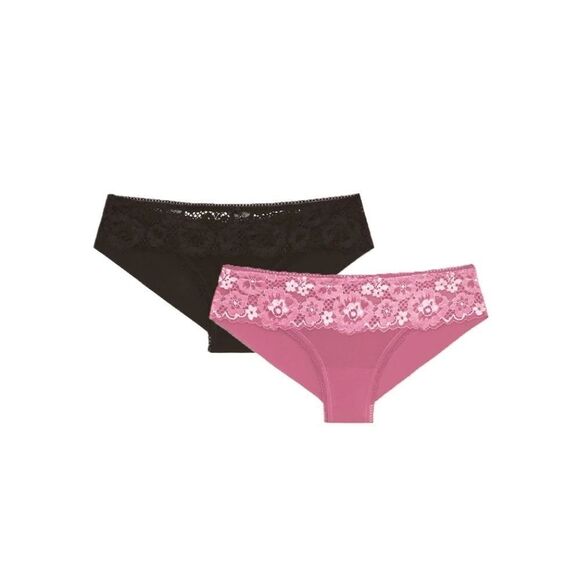New Adore Me Women's Jenny Lace and Mesh royal cheeky Underwear 2 pack size XXL - Picture 1 of 9